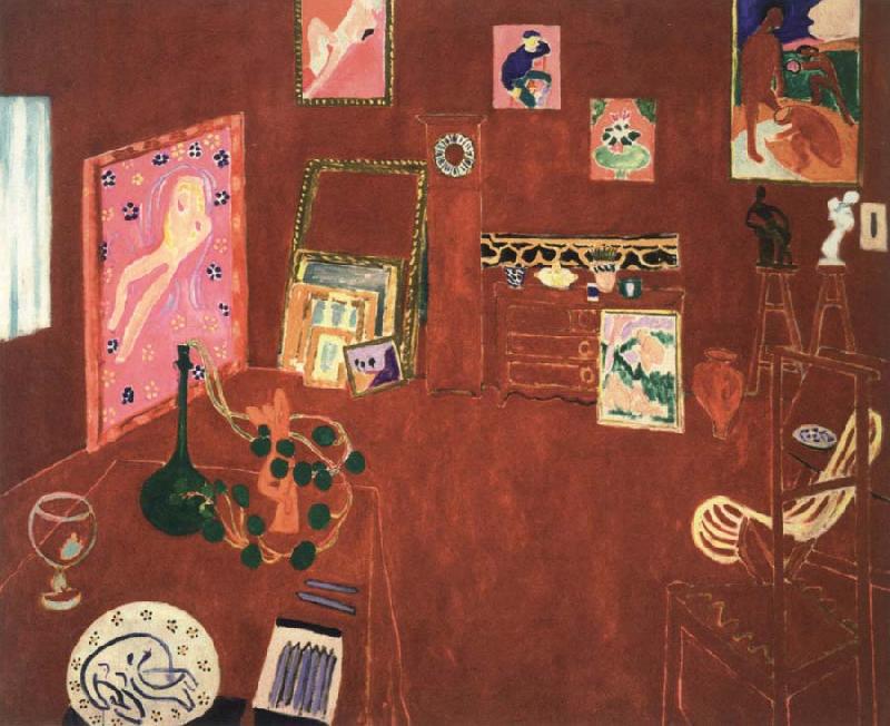 Henri Matisse the red studio